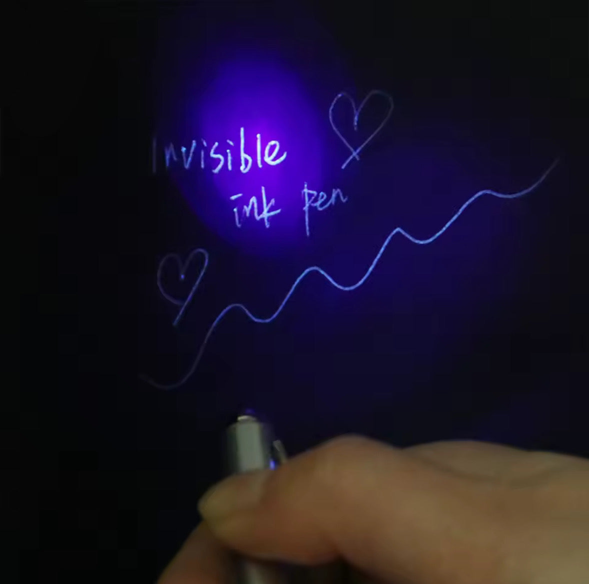 Invisible Ink Pen with Uv light