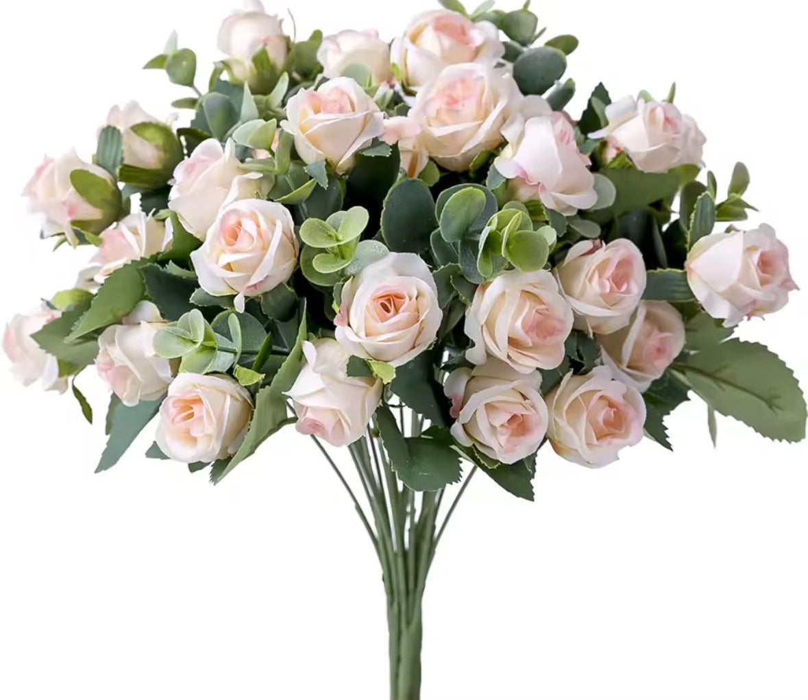 10 Heads Artificial Rose Flower Bouquet